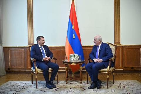 ՀՀ նախագահն Անկախության օրվա կապակցությամբ ընդունել է Հայաստանում Կիպրոսի դեսպանին