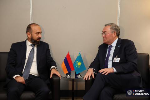 ՀՀ ԱԳՄԱ նախարար Արարատ Միրզոյանը հեռախոսազրույց է ունեցել ղազախ գործընկերոջ հետ