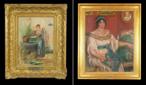 Найдены две картины Ренуара, украденные из музея на юге Франции, задержаны шесть человек