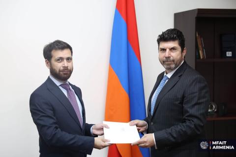Վահան Կոստանյանն ու Դիմիտրիոս Սկուտասը քննարկել են Հայաստան–Հունաստան առևտրատնտեսական օրակարգը