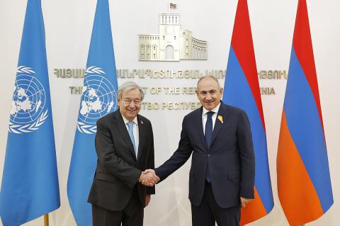 ՄԱԿ–ի գլխավոր քարտուղարը ՀՀ վարչապետի հետ հանդիպմանն ընդգծել է, որ COP17–ը Երևանում չափազանց լավ է կազմակերպվել