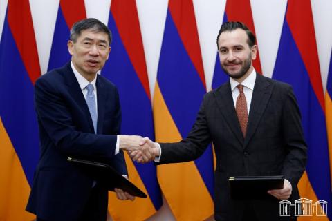 Հայկ Կոնջորյանը և Հաոլիանգ Սյուն քննարկել են ՀՀ ԱԺ-ՄԱԶԾ համագործակցության առաջնահերթությունները