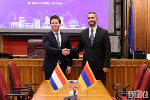 Ռուբեն Ռուբինյանն ու Նիդեռլանդների խորհրդարանի Ներկայացուցիչների պալատի նախագահն անդրադարձել են ՀՀ-ԵՄ հարաբերությունների զարգացմանը