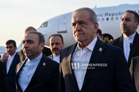 Իրանի նախագահի ժամանումը Հայաստան