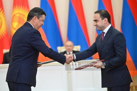 Տիգրան Ավինյանը՝ Երևանի և Բիշքեկի միջև քույր քաղաքների հարաբերություններ հաստատելու համաձայնագրի մասին
