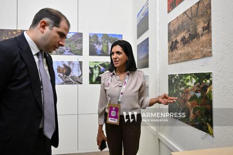 COP17. ՊԵԿ նախագահն այցելել է Կանաչ գոտի, դիտել «Արմենպրես»-ի ցուցադրությունը