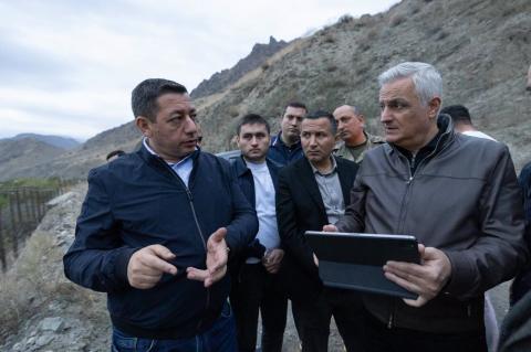 TRIPP-ի ենթակառուցվածքների նախագծման աշխատանքների մեկնարկի հետ կապված ՀՀ մի խումբ պաշտոնյաներ մեկնել են Սյունիքի մարզ