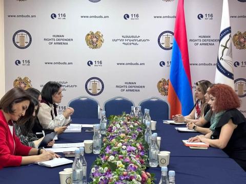 Մարդու իրավունքների պաշտպանի աշխատակազմում քննարկվել են հատուկ դպրոցների գործունեությանն առնչվող հարցեր