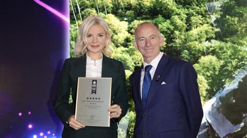 Green Rock wins Five-Star recognition at International Property Awards for its multifunctional complex in Dilijan