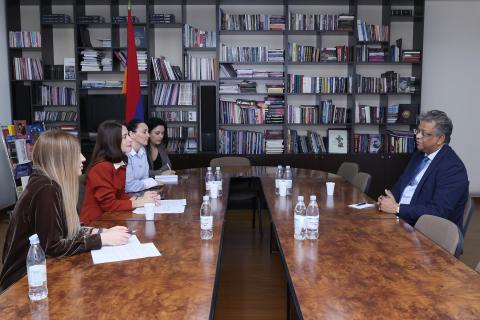 Ermenistan ile UNESCO arasındaki iş birliğini genişletme olanakları görüşüldü