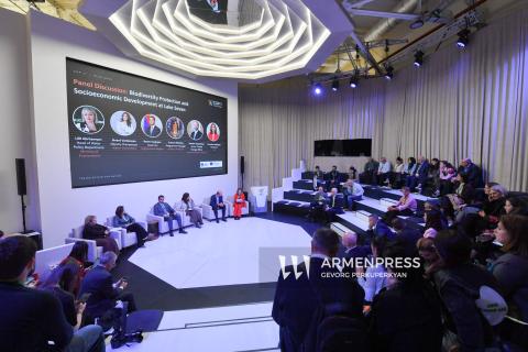 Panel discussion on the conservation of Lake Sevan’s biodiversity and socioeconomic development