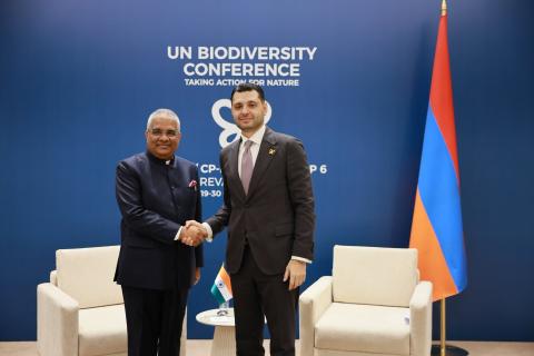 ՀՀ շրջակա միջավայրի նախարարը COP17-ի շրջանակներում հանդիպել է Հնդկաստանի գործընկերոջ հետ