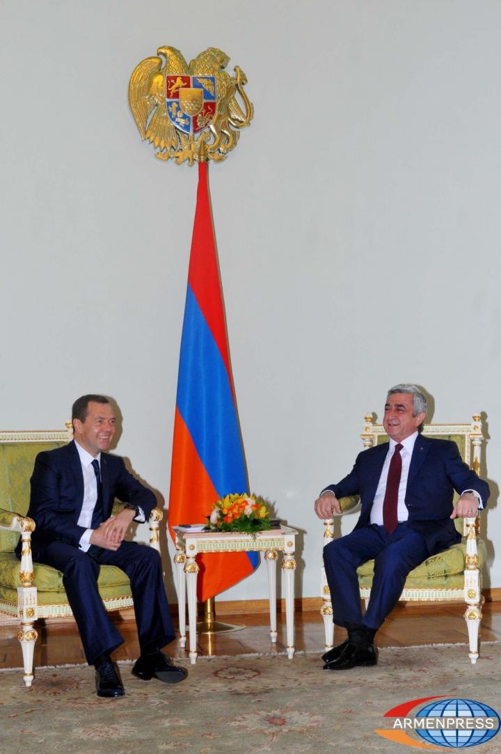 Serzh Sargsyan, Dmitri Medvedev