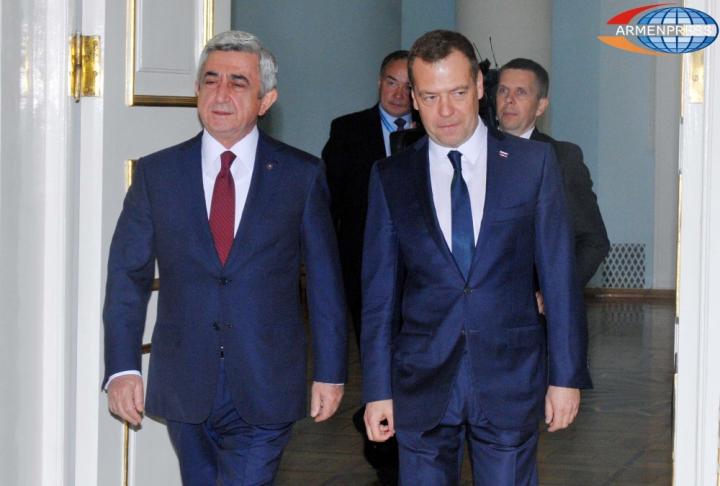 Serzh Sargsyan, Dmitri Medvedev