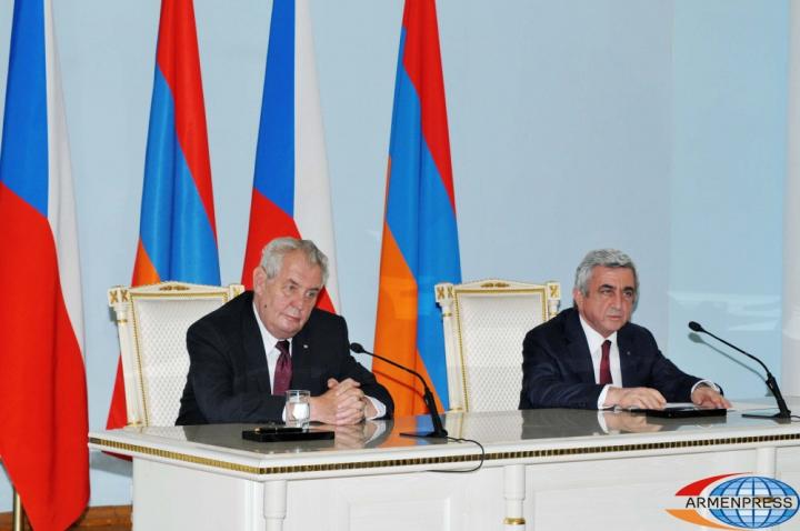 Serzh Sargsyan, Miloš Zeman