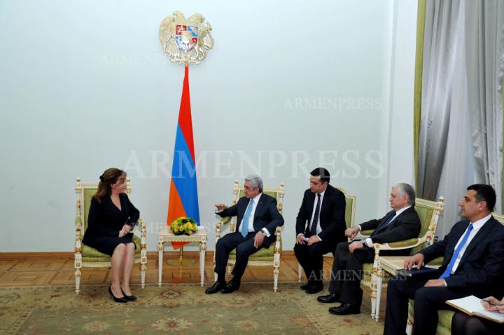 Serzh Sargsyan, Maya Dagher