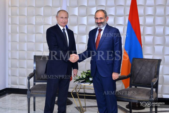 Vladimir Putin, Nikol Pashinyan