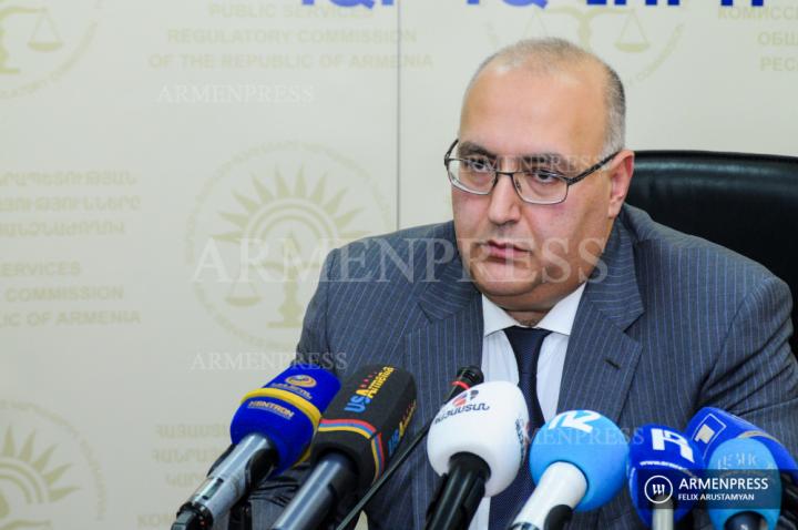 Conférence de presse de fin d'année de la Commission de 
régulation des services publics de la République d'Arménie