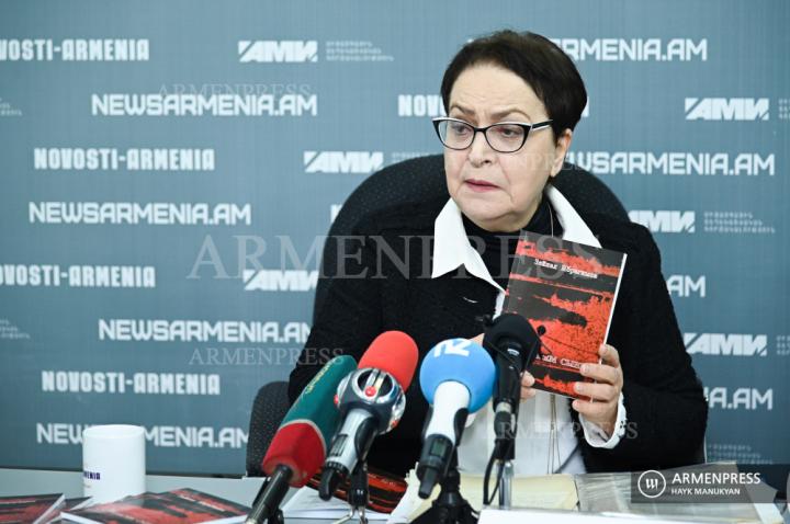 Conférence de presse dédiée à la mémoire des victimes des 
massacres d'Arméniens à Bakou
