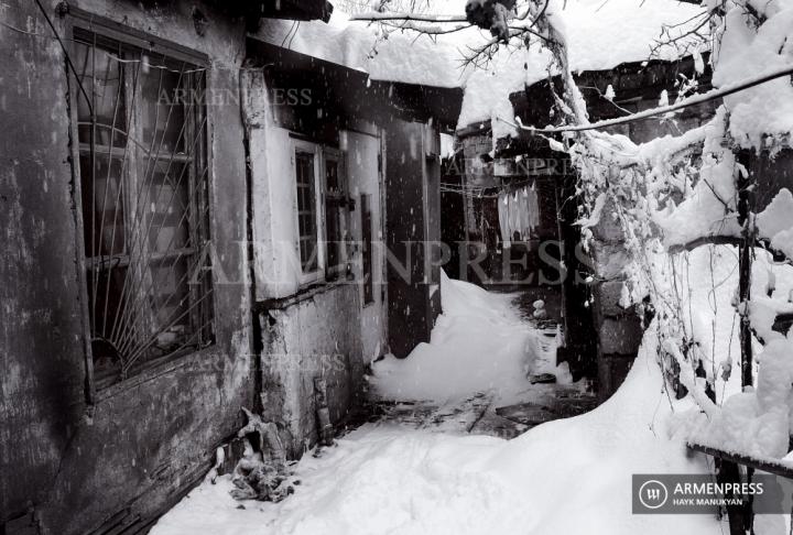 La rue d’Aram en hiver