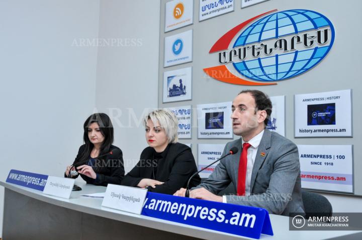 Conférence de presse de la vice-présidente du Comité des 
recettes publiques Chouchanik Nersissian et du député du 
groupe parlementaire «Ma démarche» Sissak Gabrielian
