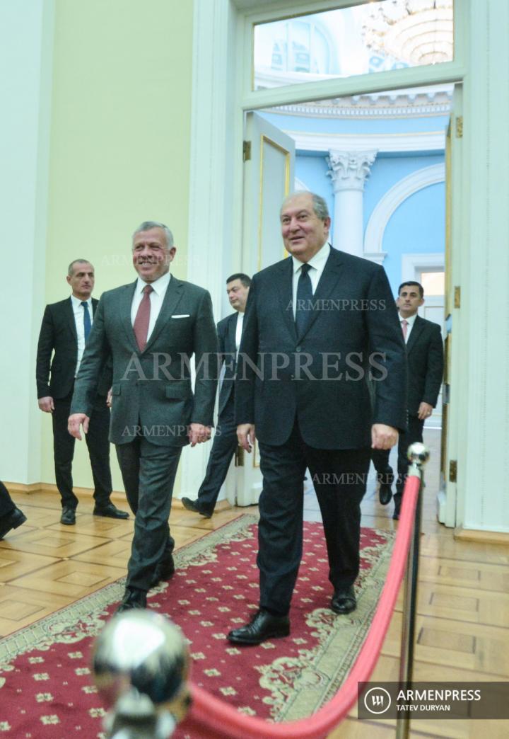 Abdullah II, Armen Sarkissian