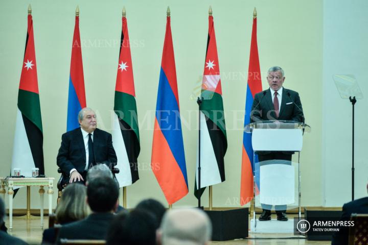 Armen Sarkissian, Abdullah II