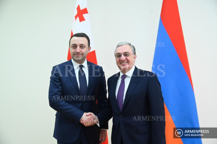 Le Ministre des Affaires étrangères  Zohrab Mnatsakanian a 
reçu  le Ministre géorgien de la Défense, Irakli Gharibachvili
