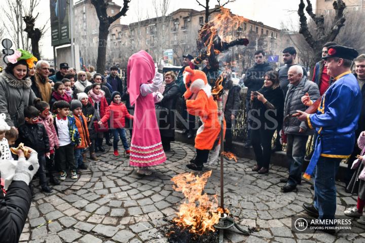 Carnaval traditionnel de culture russe, festival de Shrovetide