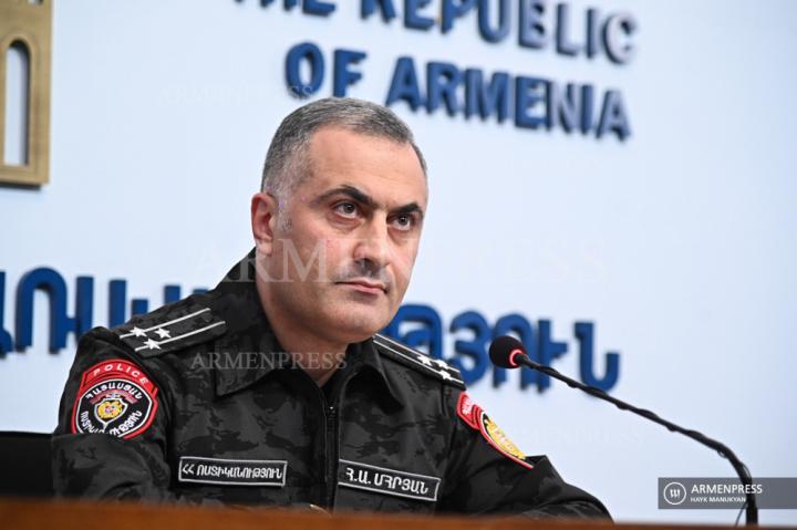 Conférence de presse du chef de police adjoint Haik Mhrian
