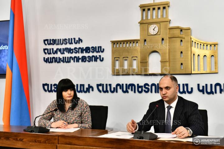 Conférence de presse de Guegham Guevorguian, chef de la 
Commission d'État pour la protection de la concurrence 
économique
