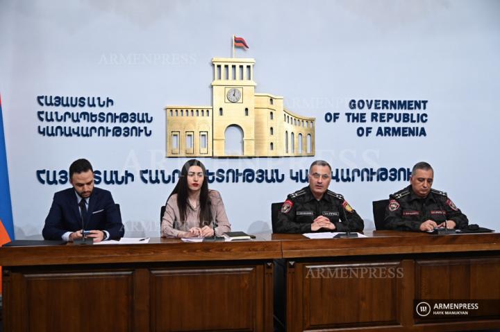 Conférence de presse du chef de Police adjoint Haik Mhrian
