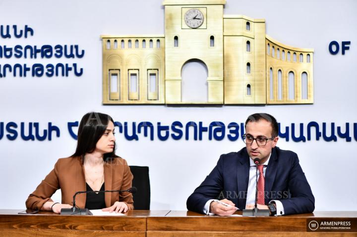 Conférence de presse du ministre de la Santé Arsen Torossian