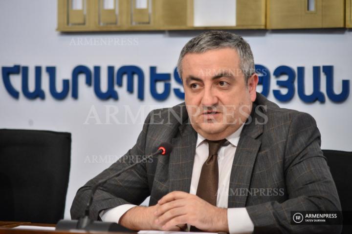 Conférence de presse de Georgy Avetissian, chef de 
l'Inspection de la Sécurité alimentaire
