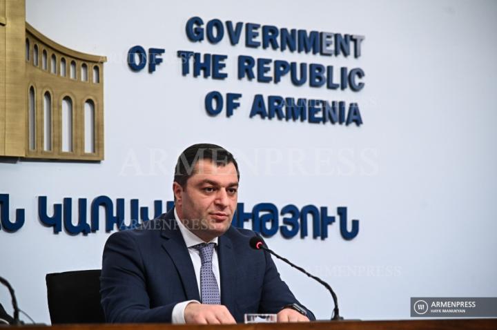 Conférence de presse d'Andranik Grigorian, directeur du 
Département de Stabilité financière de la Banque centrale
