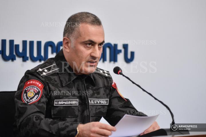 Conférence de presse du chef de police adjoint Haik Mhrian 