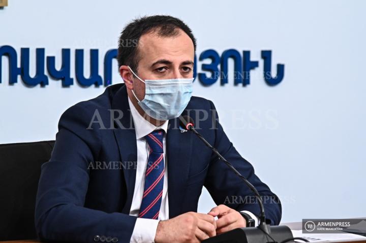 Conférence de presse du ministre de la Santé Arsen Torossian

