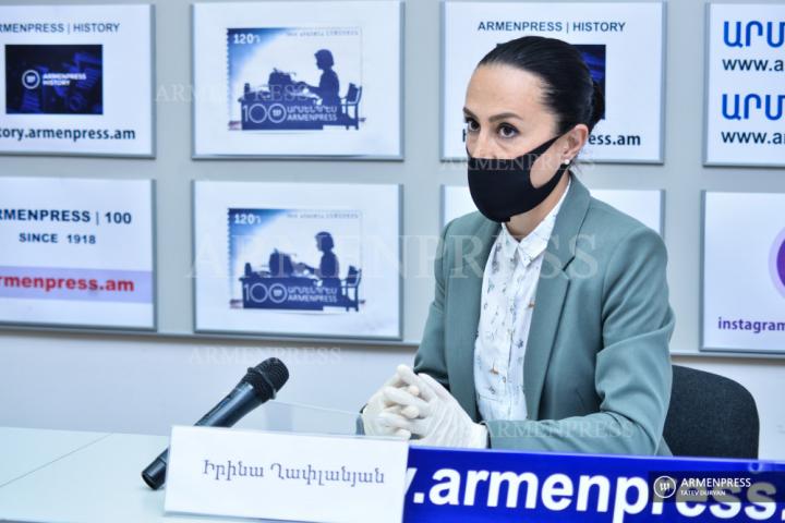 Conférence de presse de la vice-ministre de l'Environnement 
Irina Ghaplanian

