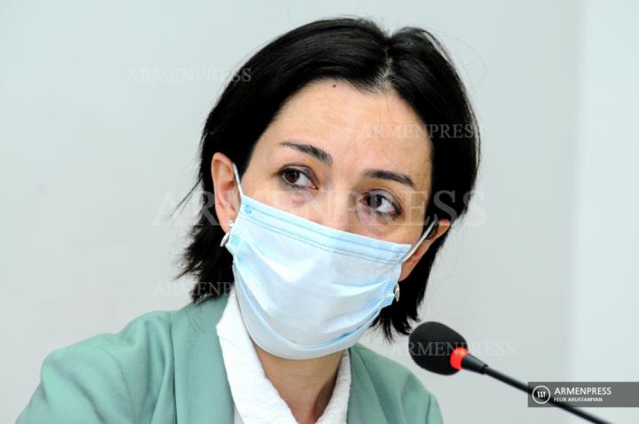 Conférence de presse de la Vice-Ministre de l'Education et des 
Sciences de la République d'Arménie Jeanne  Andreasyan
