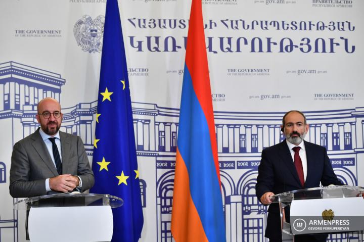 Шарль Мишель, Никол Пашинян
