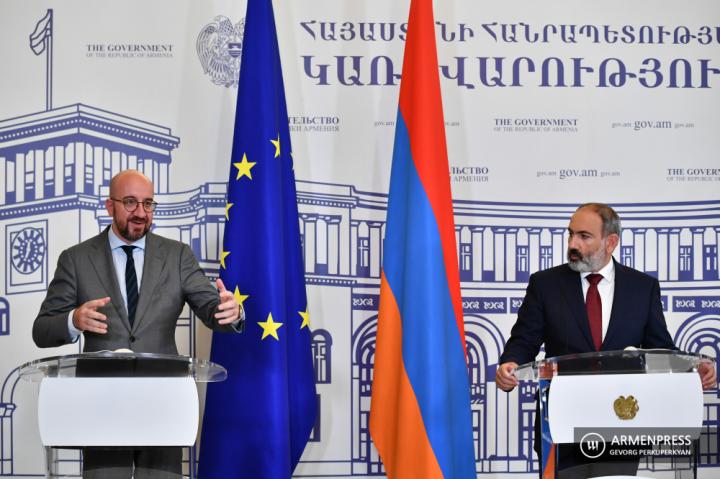 Шарль Мишель, Никол Пашинян