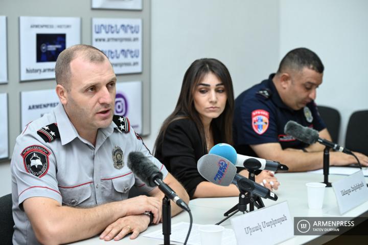 Polis Eğitim Merkezinde yeni personel alımı hakkında basın 
toplantısı