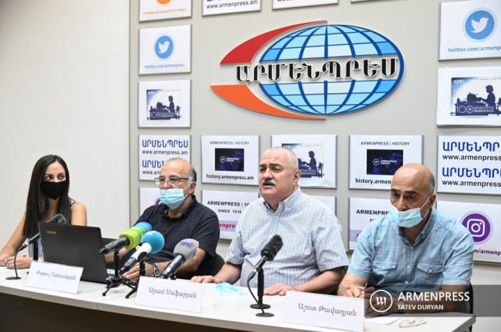 "2021'in ilk yarısında Avrasya Ekonomik Birliği’nin üyeliği 
bağlamında Ermenistan’ın ekonomisi" konulu basın toplantısı