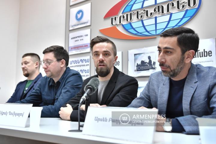 Alexander Andreyev, Ilya Korobov, Alexey Pomigalov, Arsen Baghdasaryan 