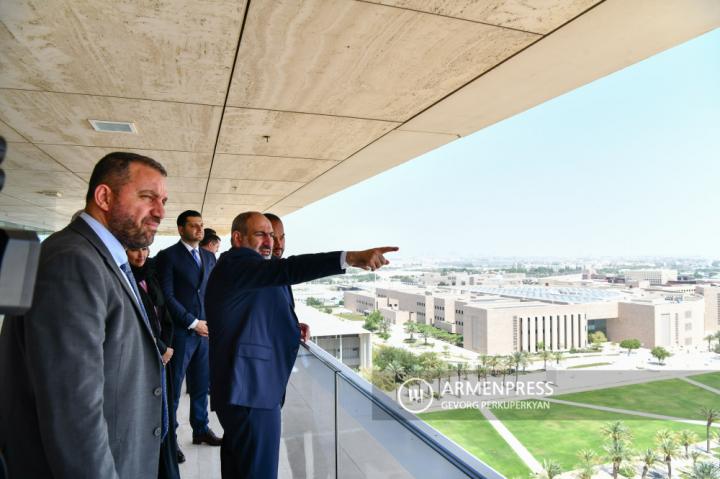 Le Premier ministre arménien a visité la Fondation du Qatar et 
Centre des sciences et technologies du Qatar