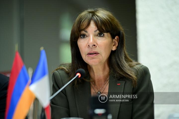 Video meeting between Artsakh President and French 
delegation led by Mayor of Paris