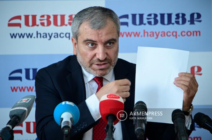 Пресс-конференция кандидата в мэры от партии  
«Справедливая Армения» Норайра Норикяна