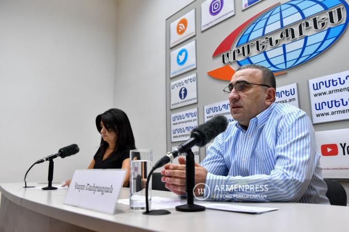 Press conference of Karo Shahbazyan, Director of the H. 
Paronyan State Theater of Musical Comedy 