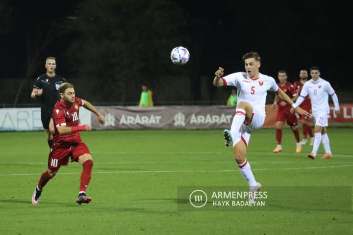 U21 European championship qualifier Armenia vs. 
Montenegro 