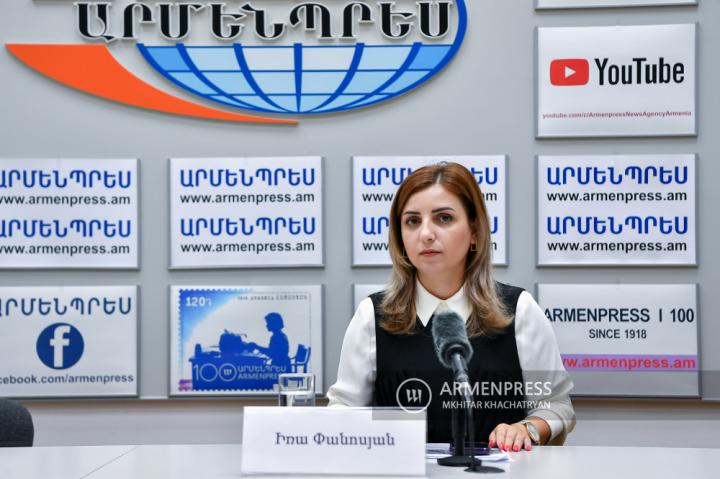 Press conference of Ira Panosyan, Head of the Department 
of Agricultural Projects Development at Ministry of Economy